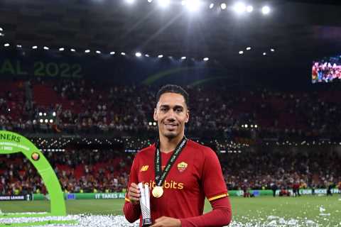 ‘Why did Man Utd let him go?’ – Chris Smalling hailed for man of the match performance in Roma’s Europa Conference win