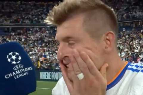‘These are the questions you ask?’ – Furious Toni Kroos storms out of interview after winning Champions League final