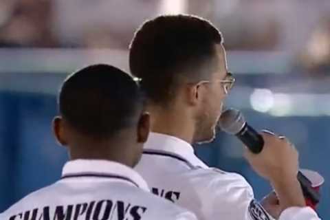 ‘I’m going to give it all for you’ – Chelsea and Newcastle transfer blow as Hazard tells Real Madrid fans he’s STAYING