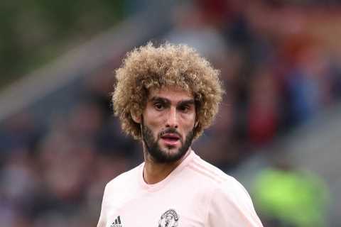 Ex-Man Utd star ditches famous bushy afro-style hair for dramatic new look as he continues Chinese Super League spell
