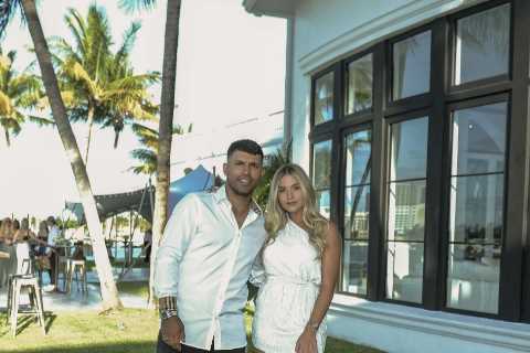 Inside Sergio Aguero’s lavish Miami birthday party as he and stunning Wag Sofia Calzetti enjoy fire-eaters and huge cake