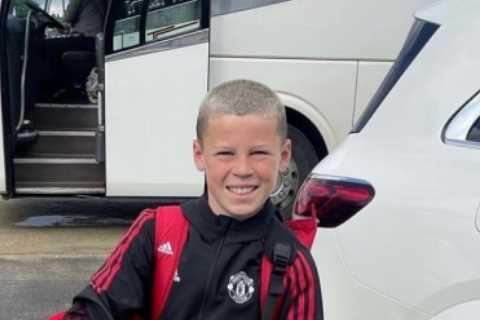 Wayne Rooney’s son Kai, 12, finishes season for Man Utd academy with outrageous goals and assists tally
