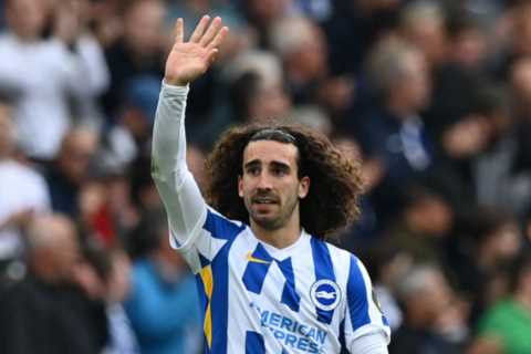Man City rivalling Chelsea in transfer race for Marc Cucurella but Brighton will demand up to £50m for Spanish left-back
