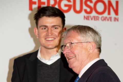 Sir Alex Ferguson wishes Harry Maguire and his new bride ‘years of happiness’ in clip played at their wedding