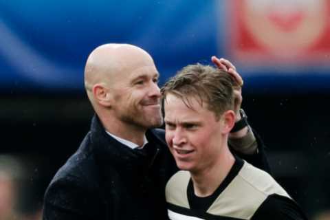 Man Utd looking to seal Frenkie de Jong and Christian Eriksen transfers before turning attention to Ajax winger Antony