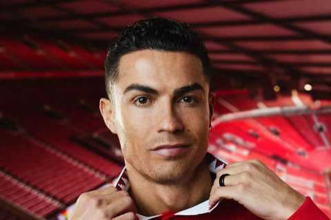 Fans all saying the same thing as Man Utd release new home kit for 2022-23 season with Cristiano Ronaldo modelling shirt