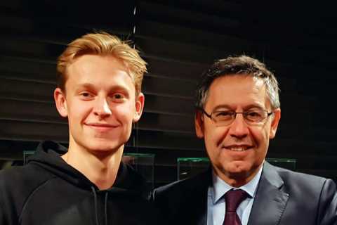 Frenkie de Jong to REFUSE to wear No14 shirt if he seals Man Utd transfer over links to legend Johan Cruyff