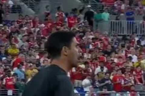 Watch Arteta rage at Maitland-Niles for giving ball away in Arsenal’s win vs Everton despite Martinelli clapping effort