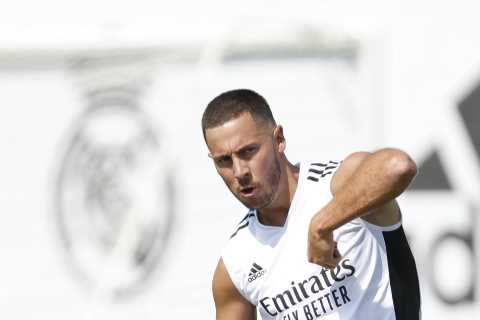 Eden Hazard wows Real Madrid by returning to training in top physical condition after ex-Chelsea ace’s fitness struggles