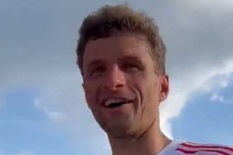 Watch Thomas Muller instantly crush Arsenal fan’s hopes of Bayern Munich legend making shock Gunners transfer