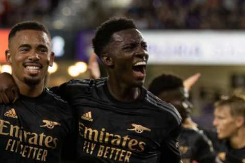 Eddie Nketiah reveals just how close he came to leaving Arsenal as he tells Mikel Arteta he CAN play with Gabriel Jesus