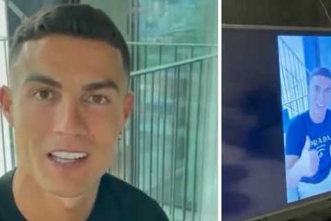 Man Utd star Cristiano Ronaldo and Lionel Messi combine to send Brazil star Hulk’s children happy birthday message