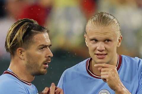 Erling Haaland ‘likes the vibe’ with Jack Grealish and vows to ‘get better’ after scoring first Man City goal