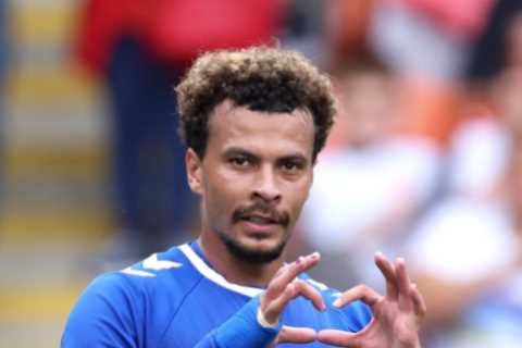 Dele Alli scores first TWO Everton goals in win at Blackpool despite Frank Lampard set to AXE flop after just six months