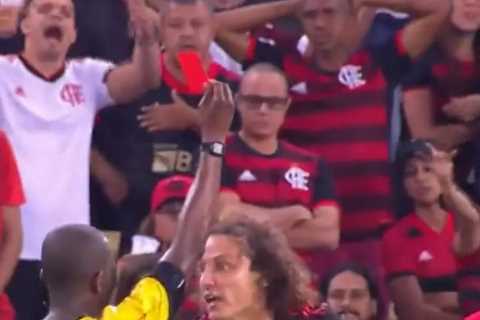 ‘Go f*** yourself’ – Ex-Arsenal and Chelsea star David Luiz sent off for X-rated blast at referee during Flamengo clash