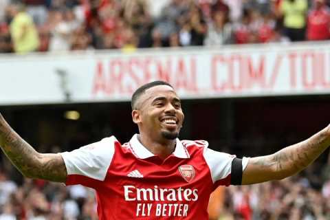 Gabriel Jesus keeps up red-hot form with hat-trick on home debut as Arsenal thrash Sevilla 6-0 in Emirates Cup