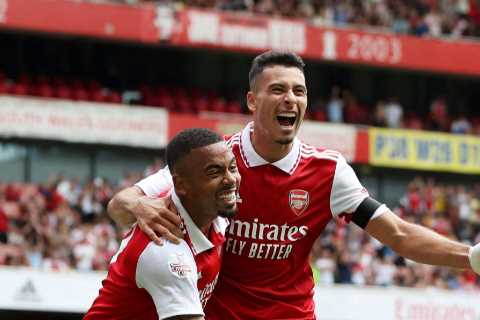 Mikel Arteta reveals Arsenal are planning MORE transfers after Gabriel Jesus scores hat-trick in Sevilla battering