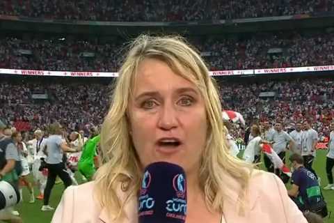 ‘Proud’ Chelsea boss Emma Hayes chokes back tears after England Lionesses secure historic Euro 2022 win over Germany