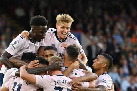 ‘Arsenal will blow teams away’ – Man Utd legend Gary Neville won over by Gunners’ new-look front-four after Palace win