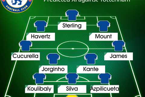 How Chelsea could line up against Tottenham with Marc Cucurella set to be handed full debut and Sterling in attack