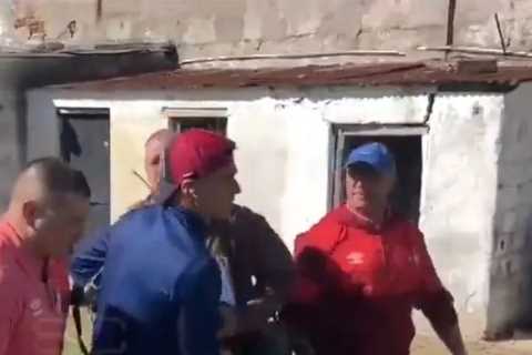 Luis Suarez arrives at Nacional’s Uruguayan rivals Liverpool for game – but away dressing room is far cry from Anfield’s