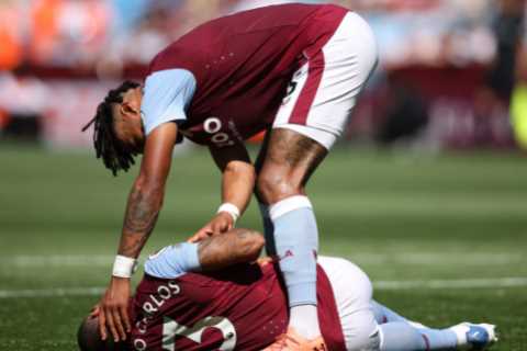 Aston Villa in huge blow as new transfer signing Diego Carlos suffers ankle injury and facing rest of year out