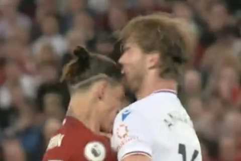 ‘Ugly attitude’ – Darwin Nunez breaks silence on Joachim Andersen headbutt and makes promise to Liverpool
