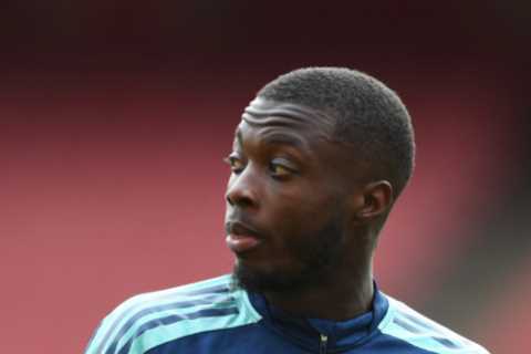 Nicolas Pepe ‘closes in on Nice transfer to join ex-Arsenal star Aaron Ramsey after flop’s agent is spotted at stadium’