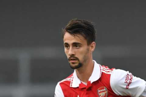 Watch Arsenal ace Cedric Soares score wonder free-kick as Emile Smith Rowe and Vieira get minutes in Under-21s win