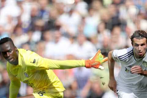 ‘Beyond crazy’ – Watch Chelsea keeper Edouard Mendy’s horror blunder to gift Leeds goal at Elland Road
