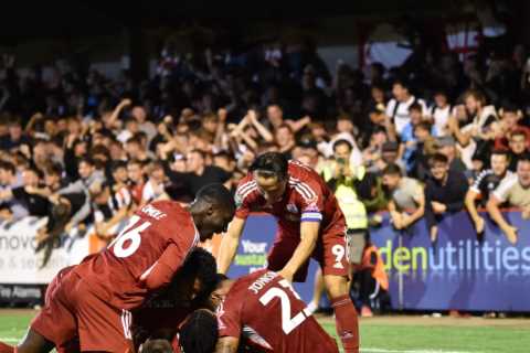 EFL Cup second-round results: Fulham KOd by lowly Crawley but Prem sides get through – and Jimenez celebrates as pirate