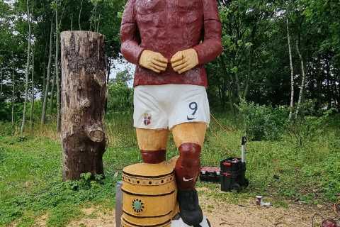 Eyesore 10ft statue of Manchester City ace Erling Haaland STOLEN after complaints it looks nothing like him