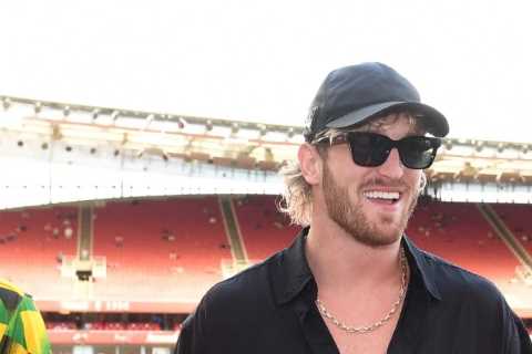 Arsenal sponsor Logan Paul attends Emirates for Fulham clash as VIP guest before heading to KSI fight