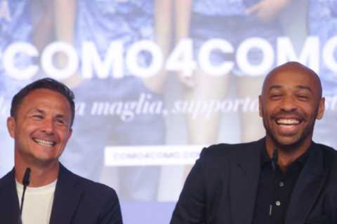 Arsenal legend Thierry Henry joins Cesc Fabregas in becoming part owner of Serie B minnows Como