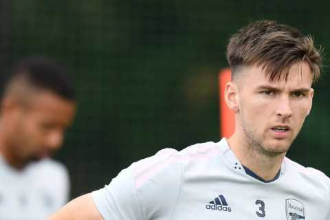 Arsenal star Kieran Tierney reveals best trainer at club ahead of Man Utd clash and why he ‘loves playing’ with starlet