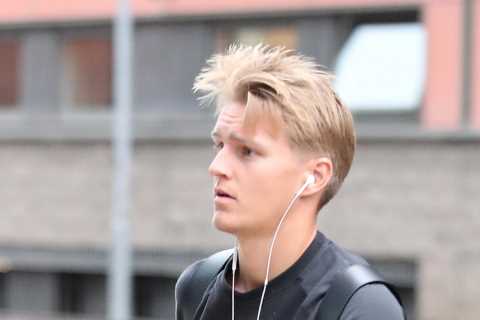 Massive injury boost for Arsenal ahead of Man Utd clash as Zinchenko, Odegaard and Ramsdale seen arriving at team hotel