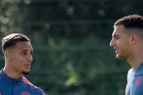 Antony and Diogo Dalot ‘sat together to talk tactics’ before linking up on Man Utd’s right-flank against Arsenal