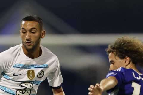 ‘Worst ever cameo’ – Ziyech is slammed by Chelsea fans for disastrous display in shock 1-0 defeat to Dinamo Zagreb