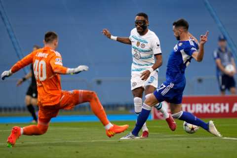 Fans all say the same thing about NEW-LOOK VAR graphics as Pierre-Emerick Aubameyang is denied Chelsea debut goal