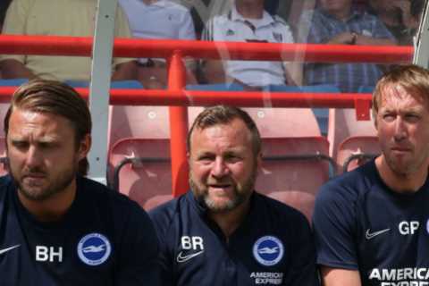 Graham Potter demands he brings three backroom staff members to Chelsea with Brighton legend Bruno poised to replace him