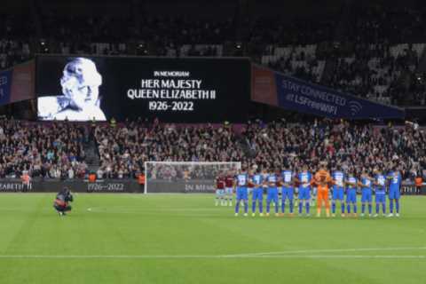 Premier League chiefs will decide whether to cancel this weekend’s fixtures following death of The Queen on FRIDAY