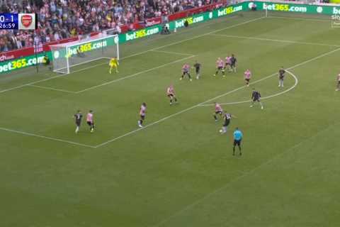 Watch Granit Xhaka’s sublime assist for Gabriel Jesus to net for Arsenal at Brentford as fans all say the same thing