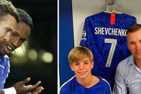 Ukraine boss Shevchenko’s son Kristian, 15, is future star at Chelsea’s academy and could qualify to play for England