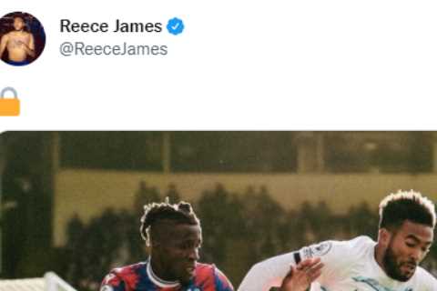 Wilfred Zaha bites back at Reece James after Chelsea star’s social media post suggesting he had Palace ace ‘on lock’