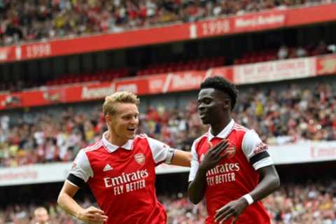 Bukayo Saka drops hint he will sign new Arsenal contract on SEVEN TIMES salary after ‘personally investing’ in VIP box