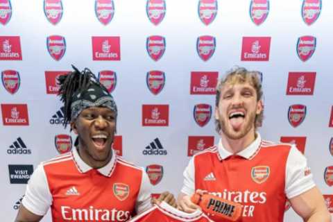 Jake Paul challenges brother Logan and nemesis KSI to Arsenal vs Liverpool bet ahead of Premier League clash