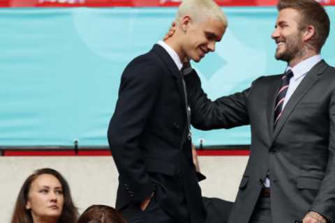 Man Utd legend David Beckham’s son Romeo training with Brentford’s B-team as he makes bid for Premier League stardom