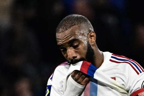 Ex-Arsenal star Lacazette will be hauled in for Lyon showdown talks after he gives awkward answer about manager’s future