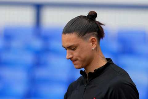 Darwin Nunez DROPPED by Liverpool boss Jurgen Klopp for Man City clash as £85m star continues adjustment to Prem
