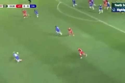 Watch Chelsea wonderkid Omari Hutchinson score ‘ridiculous’ solo goal starting from inside his own half for U21s